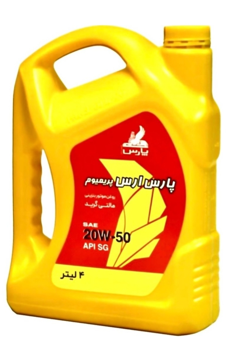 پک روغن پارس ارس پریمیوم SG 20W50 – چهار لیتری